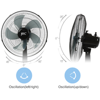 Ventilateur de table JINLING, ventilateur magnifique, prix du ventilateur électrique