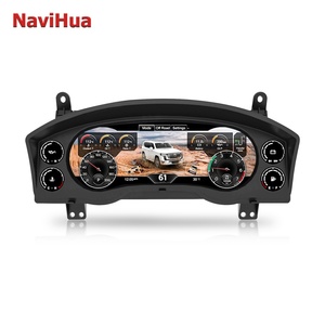 Nouveau tableau de bord LCD de voiture de 12,3 pouces pour Toyota Land Cruiser LC200, groupe d'instruments numériques, compteur de vitesse automatique, cockpit virtuel, tachymètre - Product Image 2