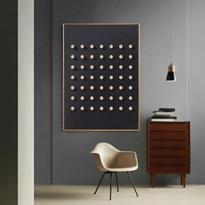 Art sur carton et lignes ondulées <span class=keywords><strong>3D</strong></span>, formes abstraites, illustrations, œuvre d'art moderne, impression giclée sur toile, art mural encadré - Product Image 5