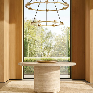 Lustre Rond à Deux Niveaux en Cristal K9 RHOEM Eclatant pour Salon, Décoration d'Éclairage de Luxe pour la Maison - Product Image 2