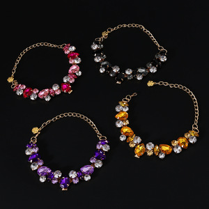 New Design Pet Jewelry Sparkling Crystal Gemstone Necklace | Adjustable Fashion Accessory for Cats and <b>Dogs</b> - Product Image 4