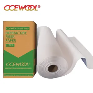 CCEWOOL กระดาษใยละลายน้ําอุณหภูมิสูงความร้อน