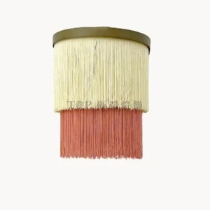 French Style Double Layer Tassel Wall <b>Lamp</b> E27 Energy Saving Bulb For Living Room Bedroom <b>Study</b> Home Decoration - Product Image 5