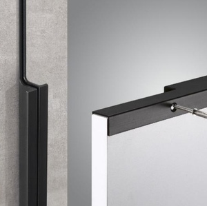 Alüminyum fırçalanmış nikel mobilya çekmece kapı kolları mutfak terzileri yatak odası banyo otel yemek için kolay kurulum - Product Image 2
