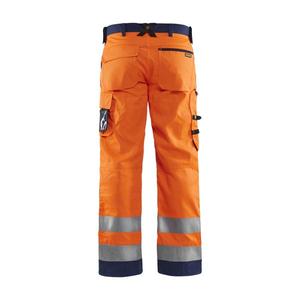 BLAKLADER - 156618115389D124 Pantalon haute visibilité sans poches à clous Orange/Bleu marine-EAN 7330509413593 HI-VIS WORKWEAR - Product Image 2