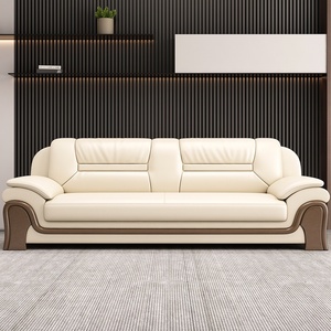 Moderne einfache Büro Sofa Set Stoff bezug Business Wohnzimmer Hotel VIP Empfang Büro Empfangs möbel - Product Image 1