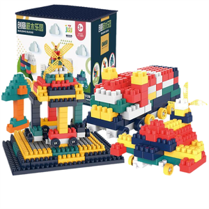 HY Toys Cubo de madera de grano grande juguetes de ensamblaje 3 años 6 niños y niñas Almacenamiento de placa inferior de iniciación para padres e hijos - Product Image 1