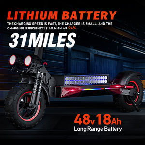 US Warehouse Foldable Unisex 48V With 60km Long Range, Portable High-Speed Scooter for Urban Commuters QN-J11 Unisex E-scooter E - Product Image 2