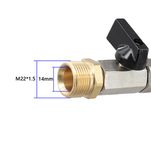 Valve de nettoyeur haute pression, connexion rapide de 1/4 pouces, en acier inoxydable, pour nettoyeur haute pression - Product Image 2
