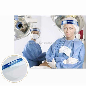 Di sicurezza Visiera Fluido Resistente Trasparente di protezione del Fronte Pieno Trasparente Monouso Visiera scudo da Splash - Product Image 4