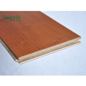 Plancher en bois de <span class=keywords><strong>teck</strong></span> d'or d'échantillon gratuit, <span class=keywords><strong>couleur</strong></span> de <span class=keywords><strong>teck</strong></span> souillée, catégorie choisie - Product Image 2
