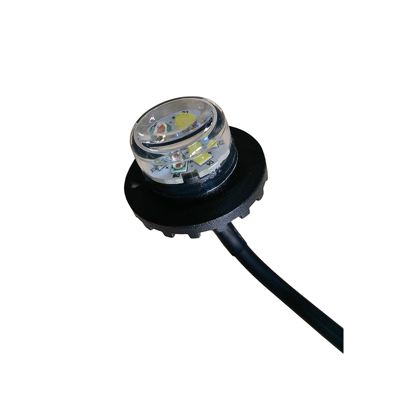 Curved lens mini led vehicle surface mount led hideaway strobe light