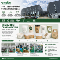 Gobelet à café en papier kraft à double paroi avec logo personnalisé, étanche, recyclable, biodégradable, respectueux de l'environnement, isolé, avec couvercle en PP
