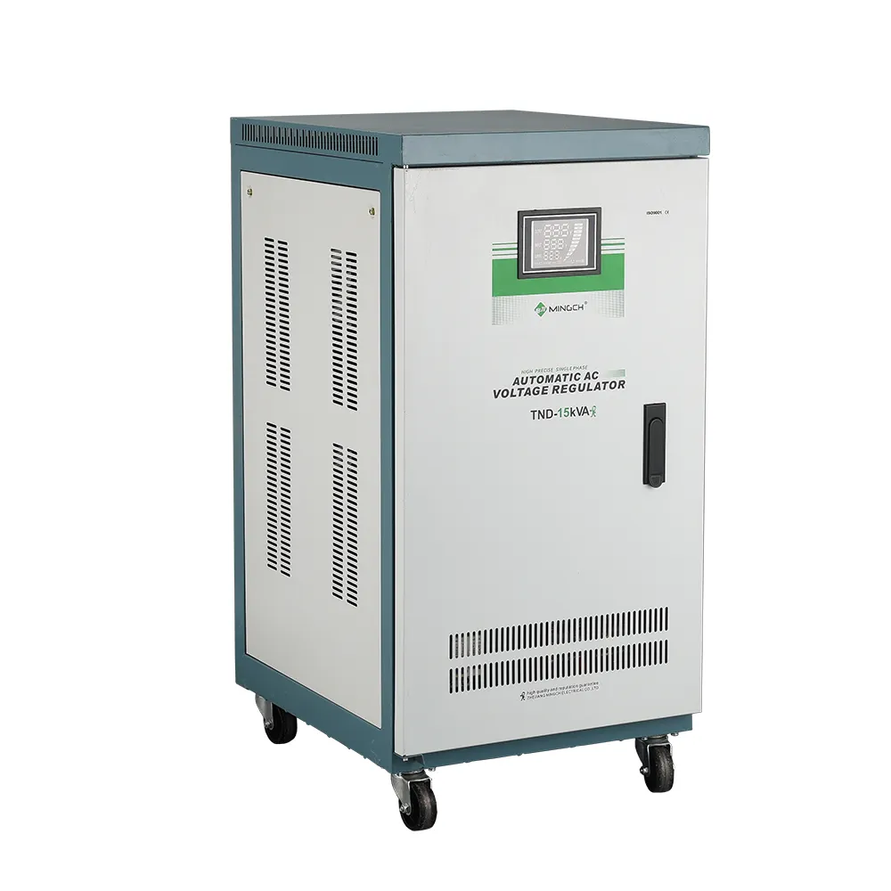 MINGCH 110V 220V 30 Kva 20 Kva 15 Kva単相AC自動電圧レギュレータースタビライザー家庭用35KVA