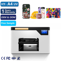 Printer UV Flatbed Otomatis A4 Konfigurasi Tinggi untuk Mencetak Lampu Malam Akrilik Souvenir untuk Penggunaan Pribadi
