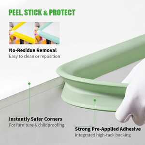 <span class=keywords><strong>Protection</strong></span> d'angle de meuble en mousse NBR souple de marque JCB, prix direct usine, <span class=keywords><strong>protection</strong></span> de sécurité pour bébé, forme en L, autocollante, découpable - Product Image 3