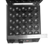 Machine à Gaufres Bulle XEOLEO Commerciale, 25 Trous, Mini, Ronde, pour Crêpes et Muffins