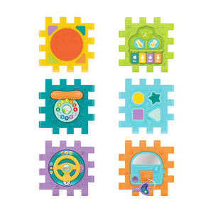 Jouets <span class=keywords><strong>d</strong></span>'apprentissage interactifs pour enfants <span class=keywords><strong>6</strong></span> en 1, puzzle multifonctionnel, tambour à claquer, assemblage, <span class=keywords><strong>cube</strong></span> <span class=keywords><strong>d</strong></span>'activités pour bébé - Product Image 4