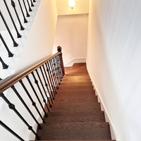 Rampe d'escalier minimaliste moderne, adaptée aux rampes d'escalier intérieures dans les villas et les résidences en duplex, personnalisable
