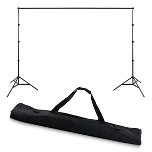 Support de toile de <span class=keywords><strong>fond</strong></span> rétractable taille 3m * 3m et <span class=keywords><strong>trépied</strong></span> de barre transversale noir <span class=keywords><strong>trépied</strong></span> d'écran de <span class=keywords><strong>fond</strong></span> de <span class=keywords><strong>studio</strong></span> photo avec roues - Product Image 3