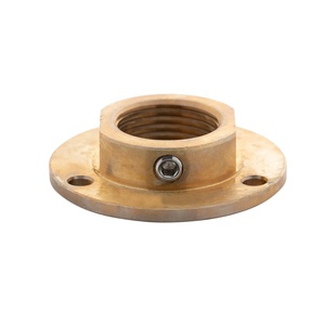 Giả Mạo Cao Cấp 1/2 "3/4" 2 "6" Brass Mặt Bích Sàn Và Đồng Threaded Ống Mặt Bích Phẳng Cho Phụ Kiện Đường Ống - Product Image 3