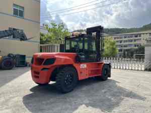 Тяжелый вилочный погрузчик, 16 тонн, дизельный вилочный погрузчик, мега-мощность, двигатель 4 уровня, подъем 7 м, тяжелый промышленный порт - Product Image 3