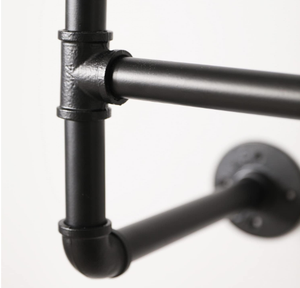 Estante de ropa rodante Estante de ropa Almacenamiento de tubería industrial Estante de ropa rodante utilizado para el hogar - Product Image 6