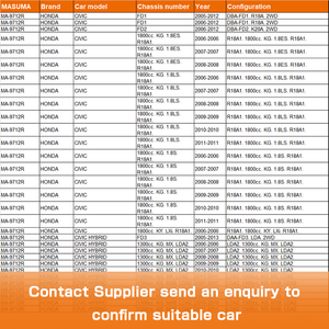 MA-9712R MASUMA Technologie De Réparation Partie <span class=keywords><strong>4x4</strong></span> commande de direction bras 51350SNA903 51350-SNA-903 51350-SNA-A03 Pour HONDA CIVIC <span class=keywords><strong>HYBRIDE</strong></span> - Product Image 2
