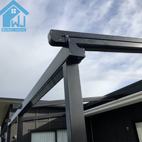 Auvent rétractable moderne, pergola, toit pliant, toit en PVC toutes saisons