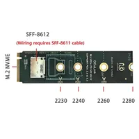 Adaptor Dock M.2 NVMe PCIe ke Oculink Female SFF-8612/SFF-8611 Buatan China & Guatemala Tersedia