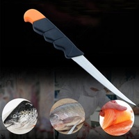 Couteaux de pêche en acier inoxydable directs d'usine avec couteau à gaine pour couper le poisson en plein air Camping pêche chasse