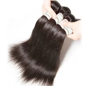 stijltang bundel Suppliers-Strijkijzers Titanium Pelo Stijltang Human Hair Extensions Bundels 100% Virgin