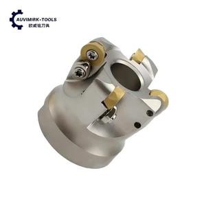 Fraiseuse à faceuse 42CrMo haute rigidité EMRW 6R, tête de fraisage CNC à bout rond indexable pour l'acier, la fonte et les coupes lourdes - Product Image 1
