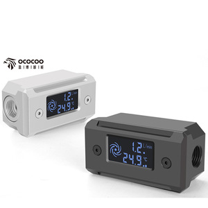 Ococooc Oc-Tfd-B05 Digital <b>Flow</b> And Temperature <b>Meter</b> 1.2L Min 26.2 C For <b>Water</b> Cooling Pc Kits Diy Systems - Product Image 4