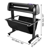 Vevor 1350-Plotter láser de corte de vinilo de 53 pulgadas con máquina de función de corte de contorno