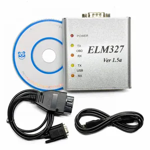 ELM327 USB металлический алюминиевый ELM 327 металлический корпус Elm 327 USB V1.5/V1.5a Поддержка всех протоколов OBD2 OBDII автомобильный диагностический сканер