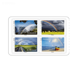Autocollants adhésifs en PVC français pour invitations d'anniversaire, étiquettes imperméables en vrac, tampons rares <span class=keywords><strong>de</strong></span> scène, collection <span class=keywords><strong>de</strong></span> timbres français 2025 - Product Image 4