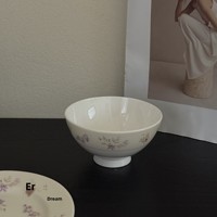 Ultra-belle assiette en céramique florale violette Nouveau style français Soucoupe jetable pour tasse à thé de l'après-midi avec plante