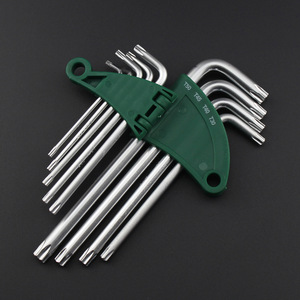 Jeu de clés hexagonales Tuochi, métriques 1,5 2 2,5 3 4 5 6 8 10 mm, chromées, haute résistance, outils de bricolage - Product Image 4