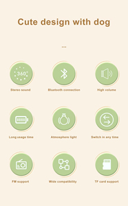 Nouvelle Idée Cadeau Mignon pas Cher Audio USB Mini Extérieur Portable USB Disque TF Carte Haute Qualité FM Creative Petit Haut-Parleur - Product Image 2