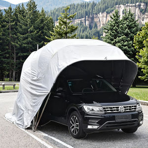 Popüler Sıcak Daldırma Galvanizli Katlanabilir Mobil 5.5m Araba Garajı, Kilitlenebilir Araba Parkı, Gölgelik Garaj - Product Image 4