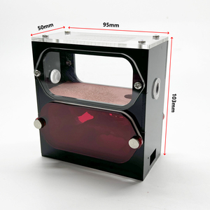 Formicaio Moderno Rettangolare in Acrilico con Torre d'Acqua Idratante, Nido per Formiche in Cemento, Allevamento Regina, Casetta per Insetti, Laboratorio per Formiche - Product Image 3