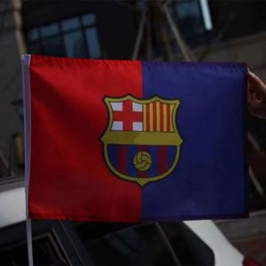 Wholesale Custom Logo Car Window <b>Flags</b> Digital Printing Polyester Material Custom Size Portable Hanging <b>Flags</b> - Product Image 4