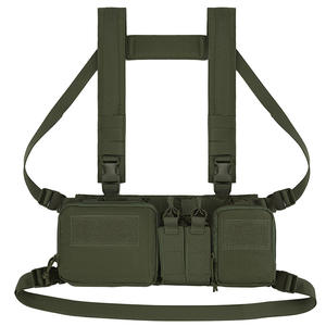 Outdoor MOLLE Compact Utility <b>Tool</b> Organizer <b>Emergency</b> Hunting PVC Lightweight Tactical Chest Rig Vest - Product Image 4