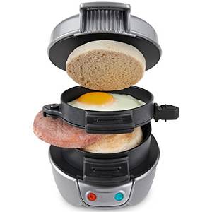<span class=keywords><strong>Playa</strong></span> con anillo para cocinar huevos, ingredientes personalizados perfectos para magdalenas inglesas croissants Mini gofres desayuno sandwichera - Product Image 5