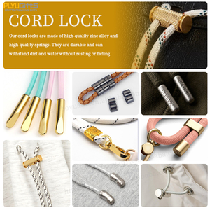 Verrouillage <span class=keywords><strong>de</strong></span> cordon réglable durable OEM, cordon carré à cordon coulissant, bouton à bascule en métal personnalisé, verrouillage <span class=keywords><strong>de</strong></span> cordon <span class=keywords><strong>de</strong></span> 12 mm - Product Image 3