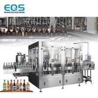 Máquina Envasadora de Cerveza a Pequeña Escala, 250-3000 BPH, Sistema de Vacío Automático, Rellenadora de Bebidas Carbonatadas SUS304 para Cervecería