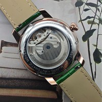 Montre mécanique squelette serpent pour homme, automatique, de luxe, boîtier incurvé, bracelet en acier inoxydable, cadran à aiguilles, squelette, à vibration satellite