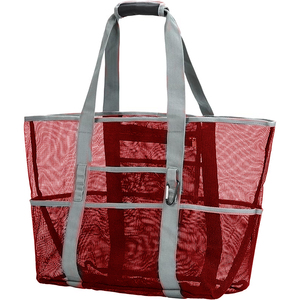 <span class=keywords><strong>Borsa</strong></span> Tote in PVC trasparente di alta qualità con cerniera rinforzata enorme in plastica portatile e resistente all'acqua - Product Image 6