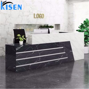 Kisen Luxury Versatile for Office Hospital Bar Hotel Living Room Workshop Salon Cashier <b>Counter</b> Chair And Table For <b>Reception</b> - Product Image 4